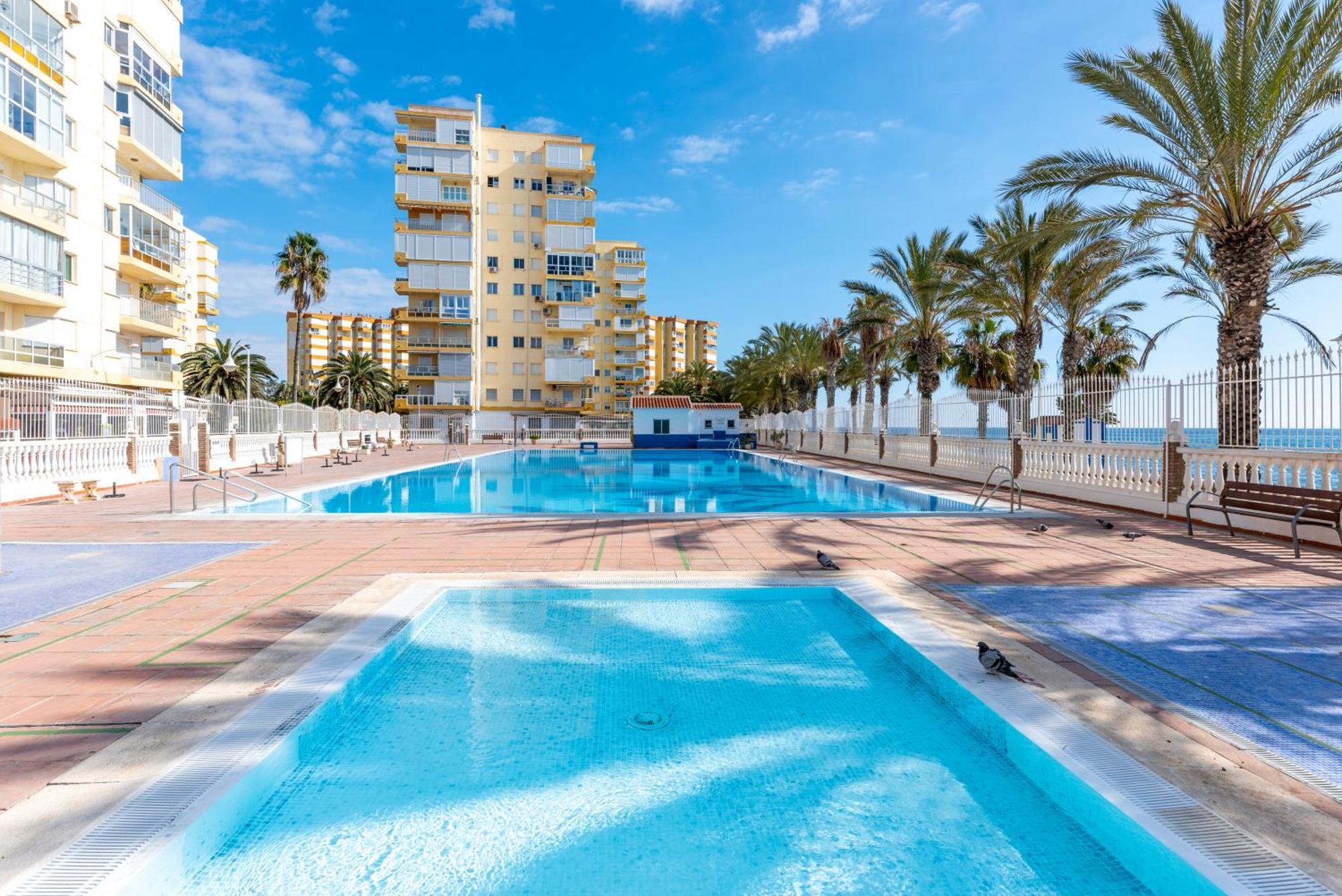 50 Mts Beach With Sea Views Pool Algarrobo Costa Exteriör bild